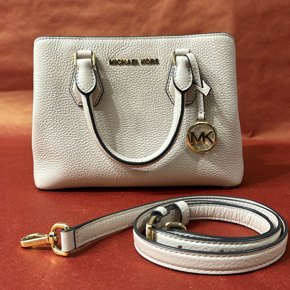 Pale (pink) medium Michael Kors purse with long strap